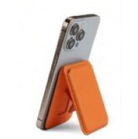 2-in-1 MagSafe Magnetic Leather Card Holder & Foldable Phone Stand for iPhone