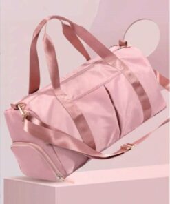 Alternative view of Large Capacity Sports Gym & Travel Duffel Bag with Wet/Dry Separation & Shoe Compartment