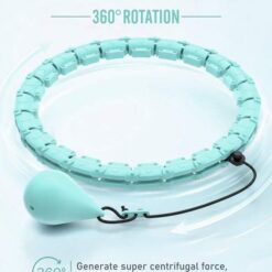 Alternative view of Weighted Smart Fit Hoop with 24 Detachable Links & Gravity Ball for Weight Loss
