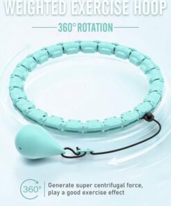 Alternative view of Weighted Smart Fit Hoop with 24 Detachable Links & Gravity Ball for Weight Loss