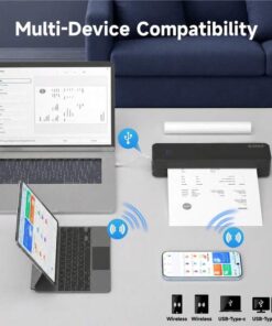Alternative view of ORICO MT80 Upgraded Portable Inkless Thermal Printer (A4 Support & Multi-Device Compatibility)