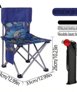 Alternative view of Portable Outdoor Folding Chair & Heavy-Duty Stool for Camping, Fishing & Art Sketching