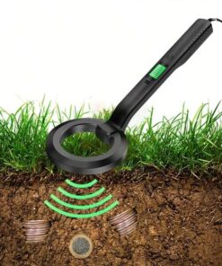 Handheld Metal Detector Wand with LCD Display, High-Sensitivity $360^\circ$ Detection & Vibration Alarm