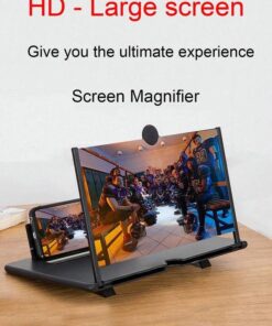 12 Inch HD Phone Screen Magnifier Amplifier with Stand & 178° Wide Viewing Angle