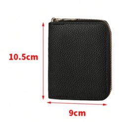 Alternative view of 2pcs Women Solid Color PU Leather Handbag & Wallet Set with Bow Pendant
