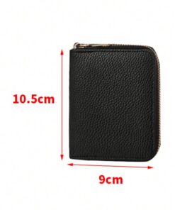Alternative view of 2pcs Women Solid Color PU Leather Handbag & Wallet Set with Bow Pendant