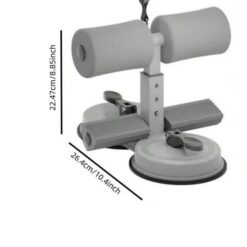Alternative view of Double Suction Cup Sit-Up Assist Bar with Resistance Band & Adjustable Height