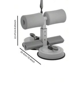 Alternative view of Double Suction Cup Sit-Up Assist Bar with Resistance Band & Adjustable Height