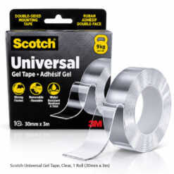 Scotch Universal Gel Tape, Clear, 1 Roll (30mm x 3m)