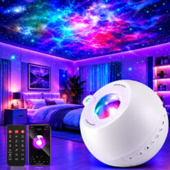 PIKOY Galaxy Projector,15 Colors,Gifts Girl&Women&Boy,Birthday,White Noise [Energy Class A]